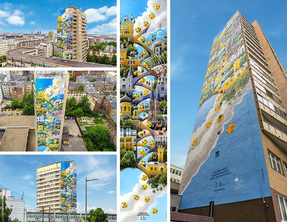 [totalizator] - mural kolaż